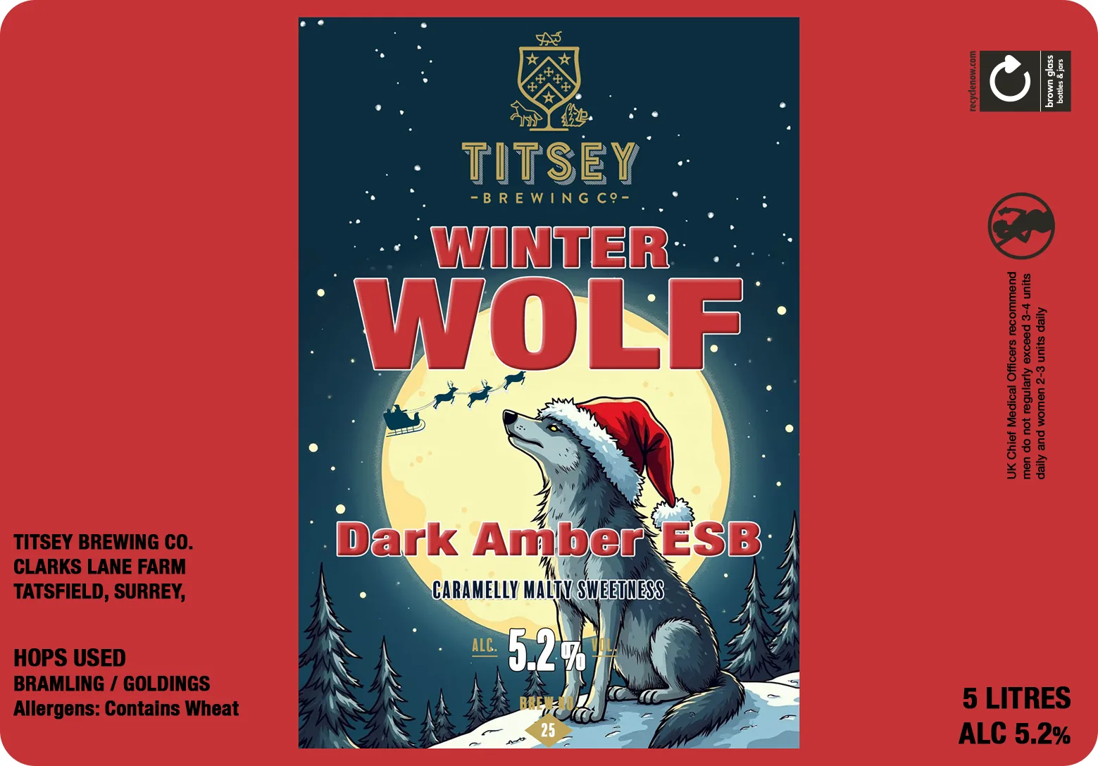 Winter Wolf - 8 Pint Mini-Cask